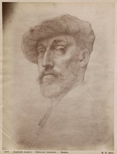 Clovis Delacoux, Bildhauer, 1899 von Alphonse Legros